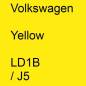 Preview: Volkswagen, Yellow, LD1B / J5.